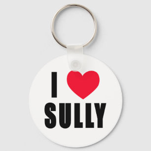 Porte-clés I Love Sully I HEART Sully