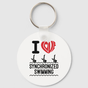 Porte-clés I Love Synchronized Swimming