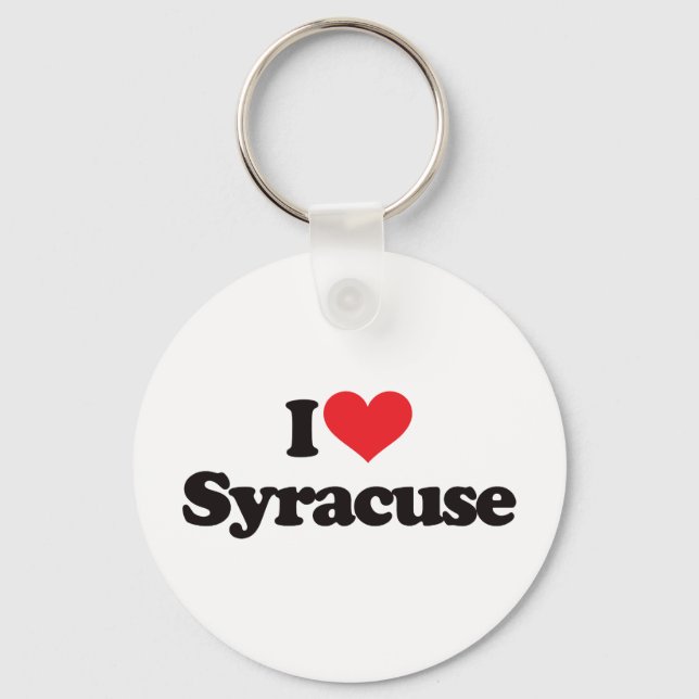 Porte-clés I Love Syracuse (Recto)