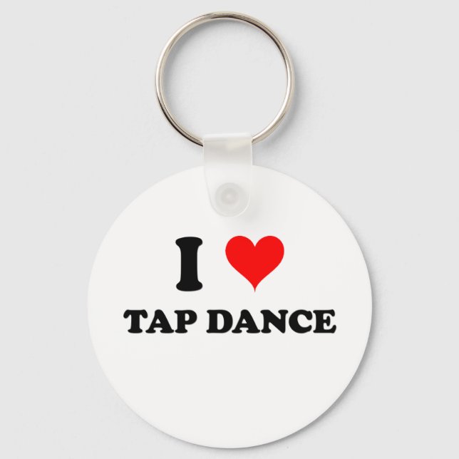 Porte-clés I Love Tap Dance (Recto)