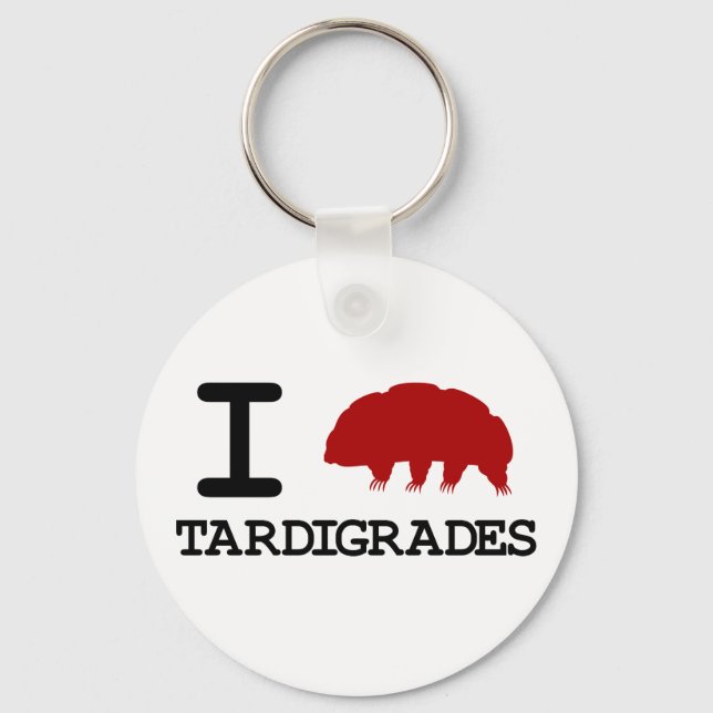 Porte-clés I Love Tardigrades (Recto)