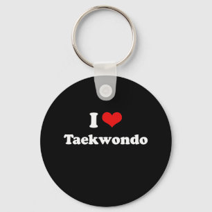 Porte-clés I Love Tshirt Taekwondo