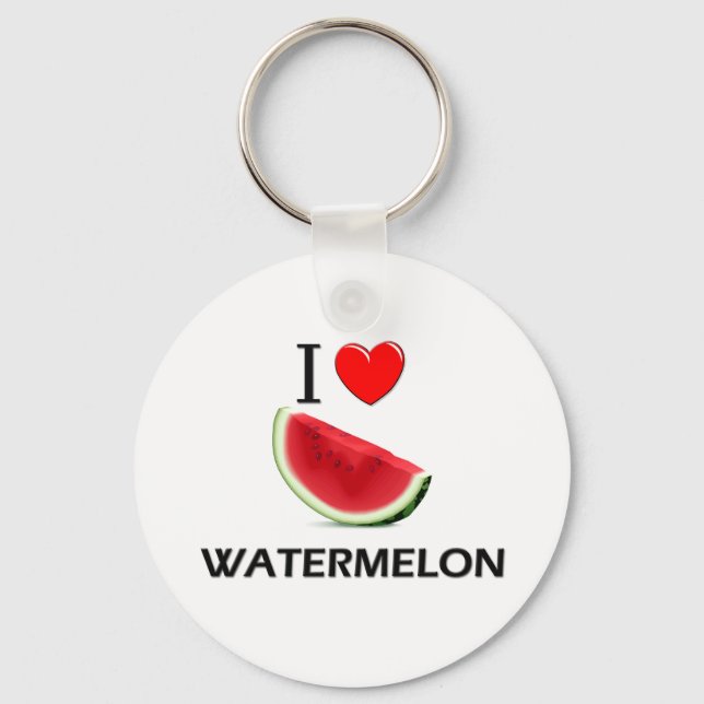 Porte-clés I Love Watermelon (Recto)