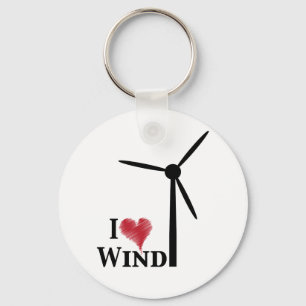 Porte-clés i love wind energy