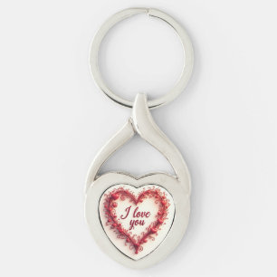 Porte-clés I Love You Heart Keychain - Romantic Gift
