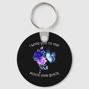 Porte-clés I love you to the moon and back