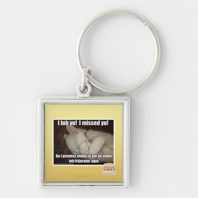 Porte-clés I lub Yu ! J'ai manqué Yu ! (Devant)