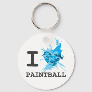 Porte-clés I Paintball de coeur