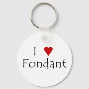 Porte-clés I porte - clé de fondant de coeur