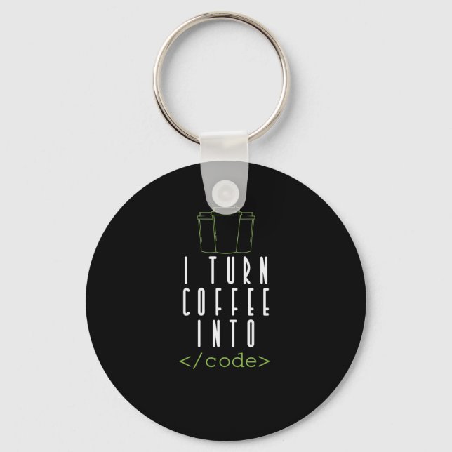 Porte-clés I Programme Turn Coffee into (Recto)
