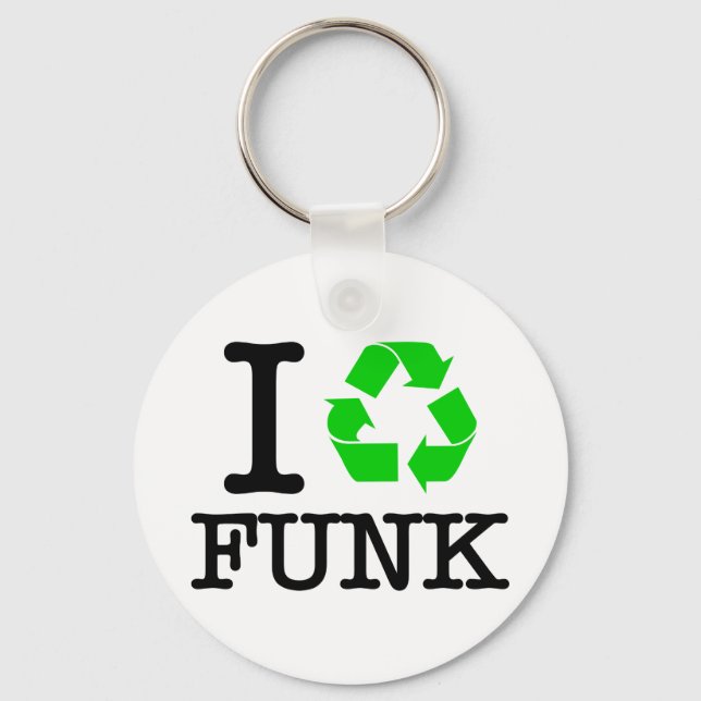 Porte-clés I Recycle Funk (Recto)