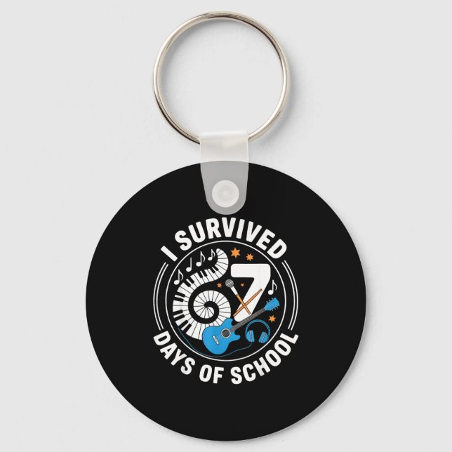 Porte-clés I Survived 67 Days Of School - Teachers Students M (Recto)