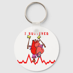 Porte-clés I survived a heart attack