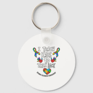 Porte-clés I Teach Kids To Talk Back Speech Language Therapy