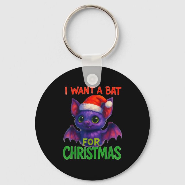 Porte-clés I Want A Bat For Christmas  (Recto)