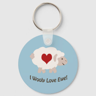 Porte-clés I Wooly Love You!