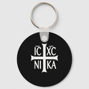 Porte-clés IC XC NIKA Cross T-Shirt chrétien oriental T