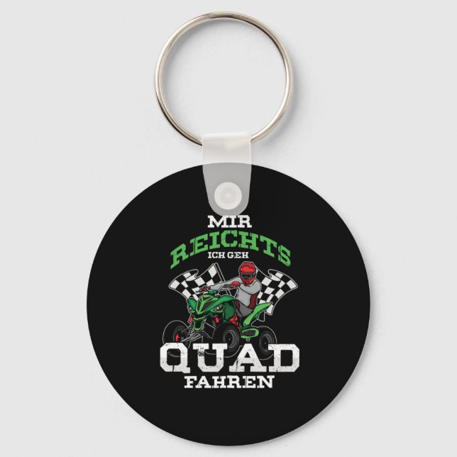 Porte-clés Ich Geh Quad Fahren Quadfahrer Quads (Recto)
