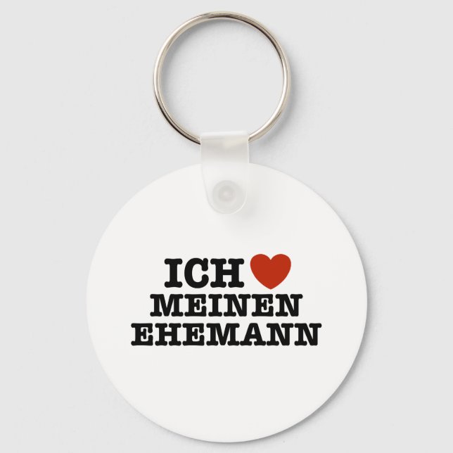 Porte-clés Ich Liebe Meinen Ehemann (Recto)