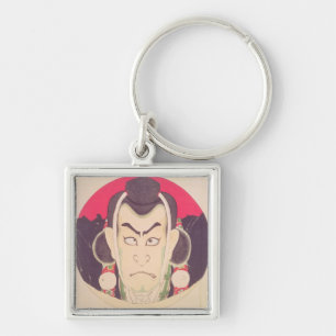 Porte-clés Ichikawa Danjuro IX dans un rondeau