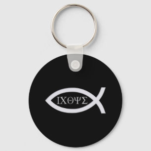 Porte-clés Ichthys Symbole du poisson chrétien
