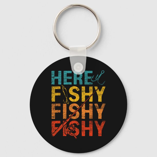 Porte-clés Ici Fishy Fishy Fishy (Recto)