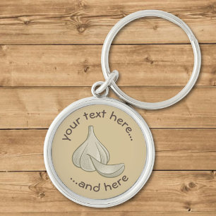 Porte-clés Icône de coupe d'ail