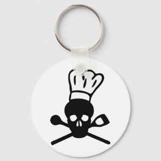 Porte-clés icône du chef crâne