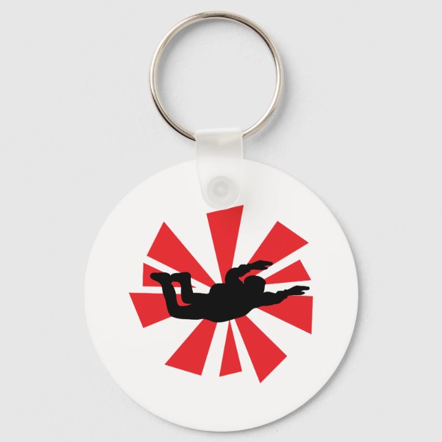 Porte-clés icône skydiver (Recto)