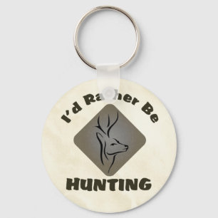 Porte-clés I'd Rather Be Hunting Logo