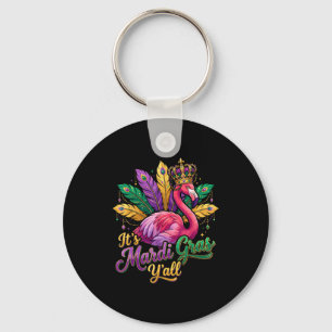 Porte-clés Idée cadeau drôle de fête de carnaval Flamant Mard