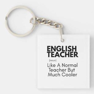 Porte-clés Idée cadeau drôle pour professeur d'anglais