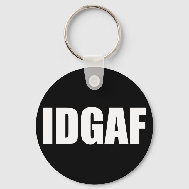 PORTE-CLÉS IDGAF (Recto)