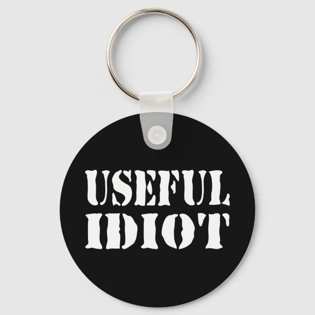 PORTE-CLÉS IDIOT UTILE (Recto)