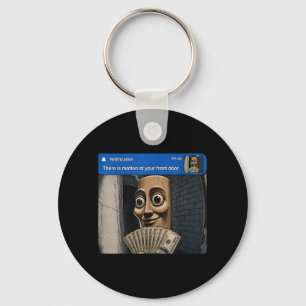 Porte-clés Il y a du mouvement à la porte d'entrée Tung Tung