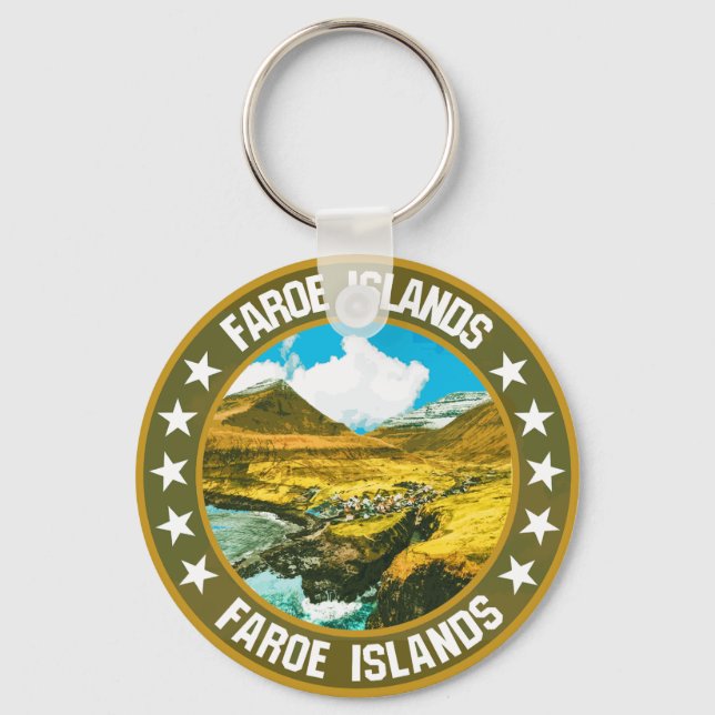 Porte-clés Îles Féroé (Recto)