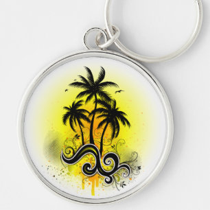 Porte-clés Îles tropicales 3 Porte - clé