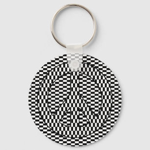 Porte-clés Illusion optique Paix