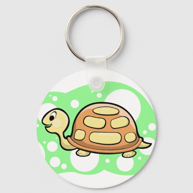 Porte-clés Illustration de Bob la Tortue (Recto)