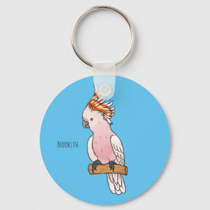 Porte-clés Illustration de la caricature de l'oiseau de cobay