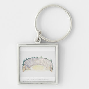 Porte-clés Illustration de l'amphithéâtre romain