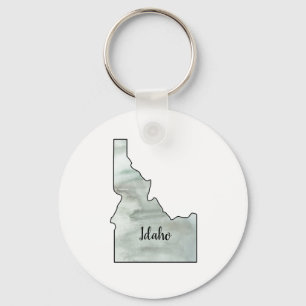 Porte-clés Illustration De L'État De L'Idaho