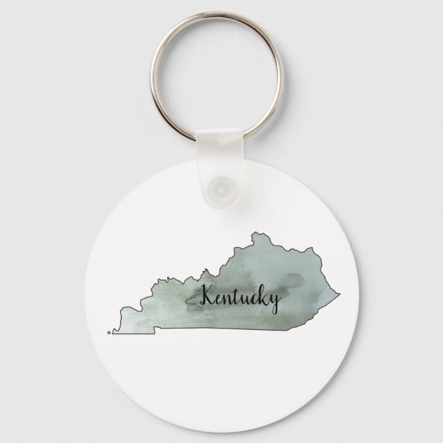 Porte-clés Illustration de l'État du Kentucky (Recto)