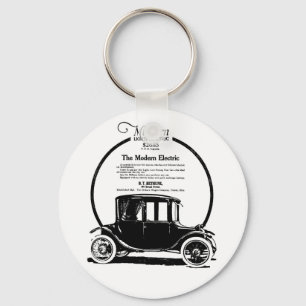 Porte-clés Illustration de voiture électrique Milburn 1919