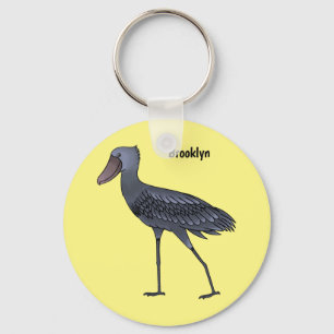 Porte-clés Illustration d'oiseau de cordonnier