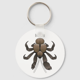 Porte-clés Illustration du crabe de coco