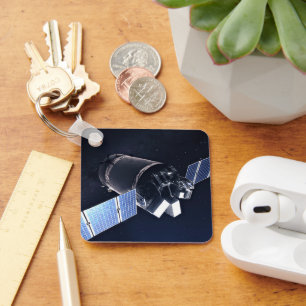 Porte-clés Illustration Du Dragon Xl Spacecraft.