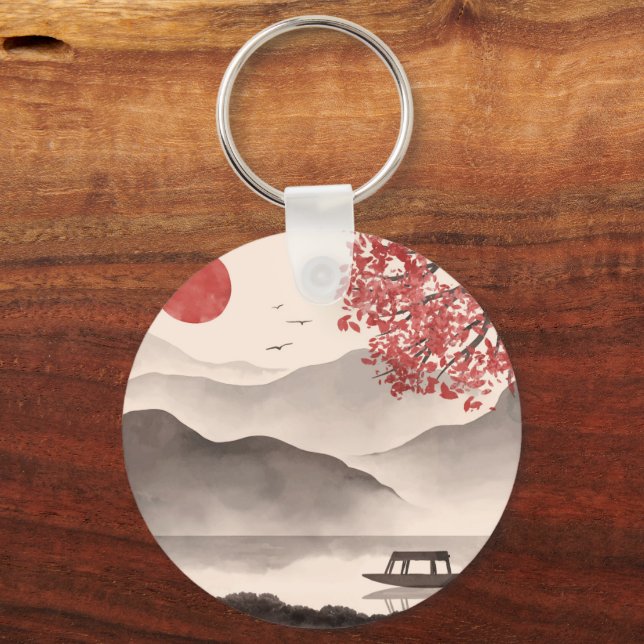 Porte-clés Illustration Japonaise  (Recto)