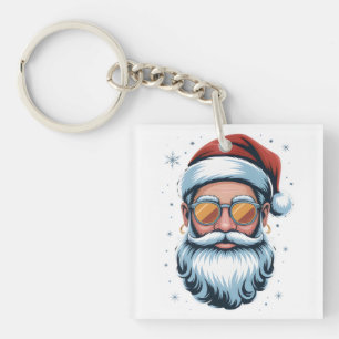 Porte-clés Illustration vectorielle de Santa Claus moderne av