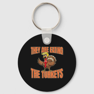 Porte-clés Ils Mangent Les Dindons Thanksgiving Trump Van